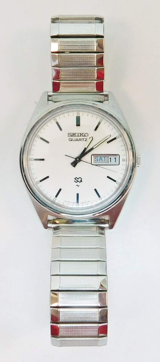 Buy the VNTG Seiko SQ Mens Watch and Advance Travel Clock | GoodwillFinds