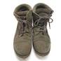Steve Madden Maecie Olive Green Suede Lace Up Ankle Boots Women's Size 8.5 M image number 5