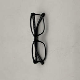 Mens Black Rectangular Full Rim Frame Lightweight Reading Eyeglasses