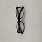 Mens Black Rectangular Full Rim Frame Lightweight Reading Eyeglasses image number 1