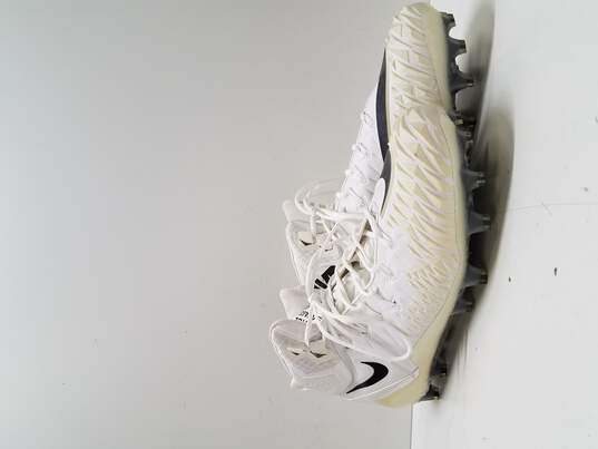Nike Force Savage Pro White Football Cleats Size 17 image number 3