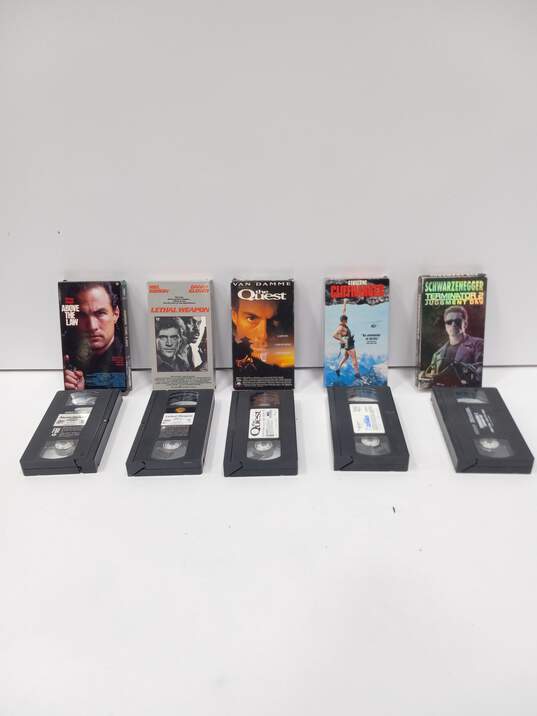 Bundle of 10 VHS Tapes Movies image number 3