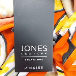 Jones New York Women Orange Tank Dress Sz 14 NWT alternative image