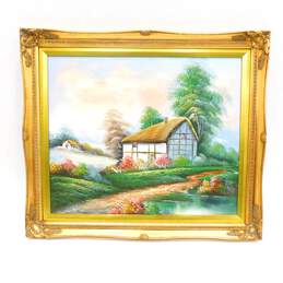 The Homestead Gold Framed Painting