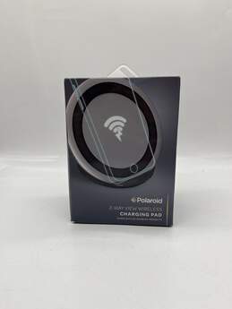 Gray White 2-Way View QI Operated Wireless Charging Pad Factory Sealed alternative image