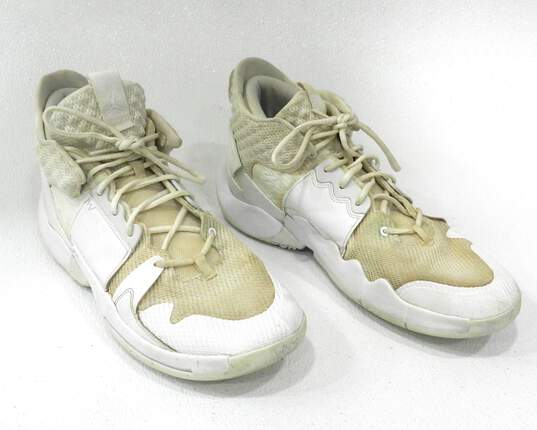 Jordan Why Not Zer0.2 Triple White Men's Shoes Size 15 image number 1