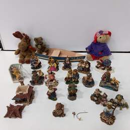 Bundle Of Assorted Boyd's Figurines And Plush Dolls