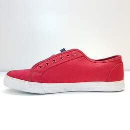 Tommy Hilfiger Canvas Slip On Sneakers Red 10 alternative image