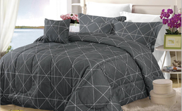 Comforter 5 Piece Grey Queen Size