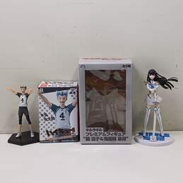 Sega Kill La Kill & Banpresto Haikyuu DXF Figurines Assorted 2pc Bundle
