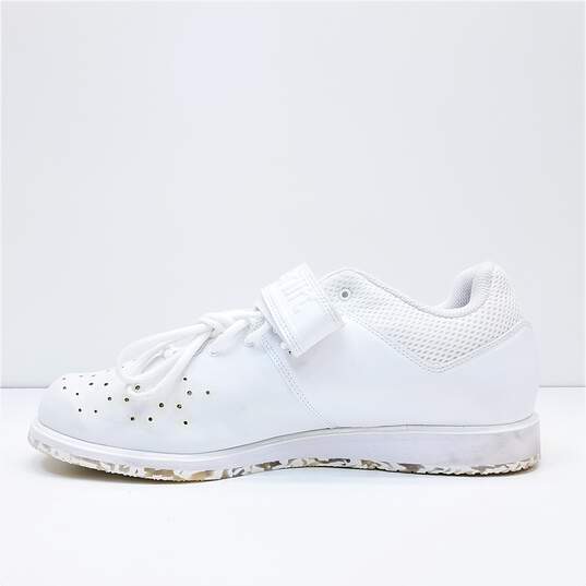 Gum forfremmelse hjul Buy the Adidas Powerlift 3.1 Weightlifting Shoes Trainers White Gold US  Mens 11.5 | GoodwillFinds