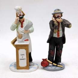 Emmett Kelly Jr Clown Figurines The Toothache & The Chef