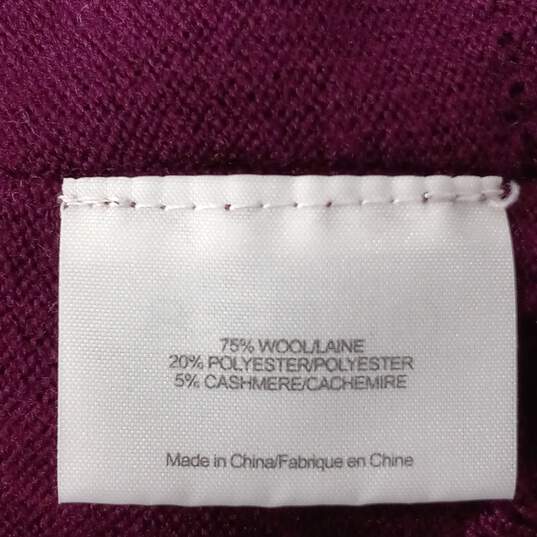 Tory Burch Women's Purple Wool Blend Sweater Size S image number 5