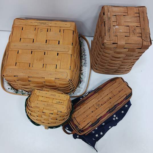 Vintage Longaberger Basket Lot image number 3