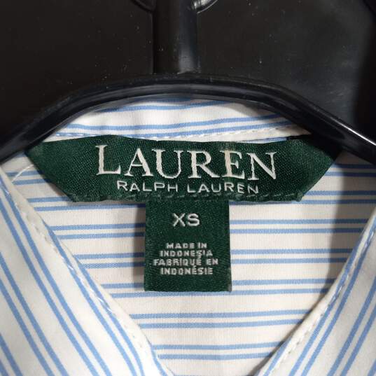 Lauren by Ralph Lauren Striped Button Up Size XS image number 3