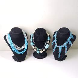 Faux Turquoise Costume Jewelry Bundle