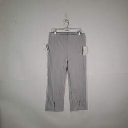 NWT Womens Wander Slim Fit High Rise Back Zip Straight Leg Cropped Pants Size 16