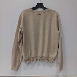 Michael Kors Women's Tan Sweatshirt Size L alternative image