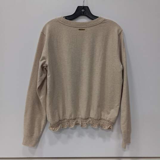 Michael Kors Women's Tan Sweatshirt Size L image number 2