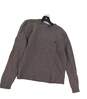 Mens Gray Long Sleeve Crew Neck Knitted Pullover Sweater Size Large image number 1
