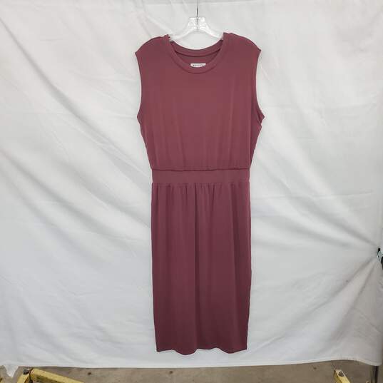 Athleta Purple Sleeveless Lined Midi Dress WM Size M image number 1