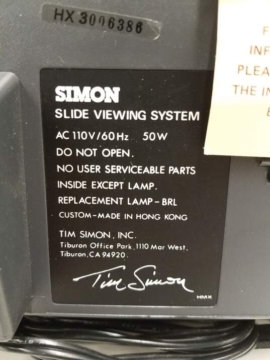 Simon SVS 5822 Slide Viewing System image number 5