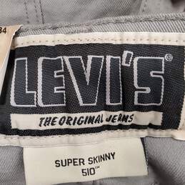 Levi's Men Gray Skinny Jeans Sz 32 NWT