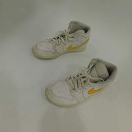 Jordan 1 Mid White Pure Platinum Men's Shoes Size 11 alternative image