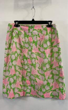 Lilly Pulitzer Multicolor Printed Skirt- Sz 16 alternative image