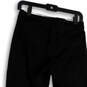 Womens Black Flat Front Slash Pockets Straight Leg Ankle Pants Size 2 image number 4