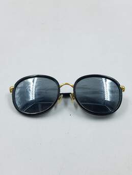 FILA Gold Mirrored Round Sunglasses