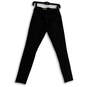 Womens Black Denim Dark Wash Stretch Legging Ankle Skinny Jeans Size 26 image number 1