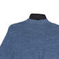 Womens Blue Knitted Long Sleeve Button Front Cardigan Sweater Size L image number 4