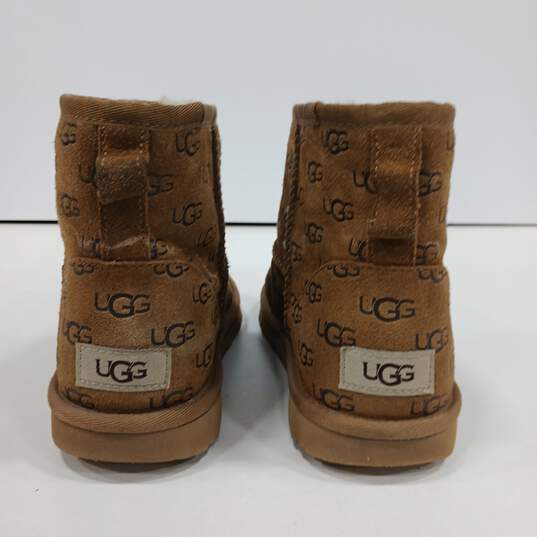 UGG Teens' Brown Ankle Boots Size 6 image number 5