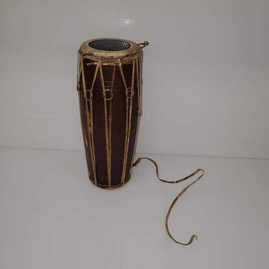 Vintage Handmade Medium Sized Double Ended Drum image number 1