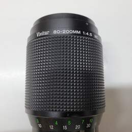 Vivitar 80-200MM 1:5.5 MC Zoom Lens Untested, For Parts/Repair alternative image