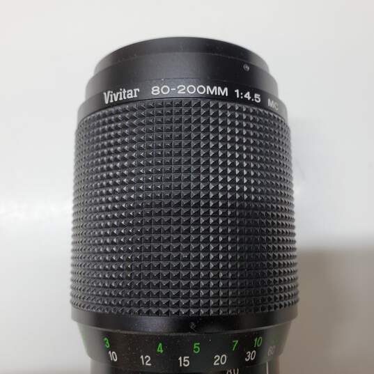 Vivitar 80-200MM 1:5.5 MC Zoom Lens Untested, For Parts/Repair image number 2