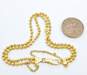 18K Yellow Gold Mirror Ball Bead Double Strand Bracelet 9.6g image number 5