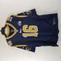 Nike Mens Blue NFL Short Sleeve Athletic Shirt Super Bowl Jersey Rams Goff #16 XXL image number 1