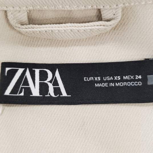 Zara Women Ivory Jacket XS NWT image number 3