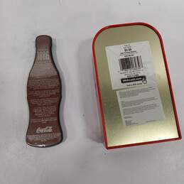 Set of Coke-Cola Tins ( Bottle & Refrigerator ) alternative image