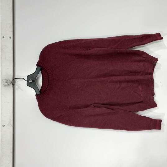 Men's Red Pullover Sweater Sz L image number 1