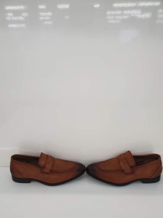 Thomas & Vine Bishop Apron Toe Penny Loafer Dress Shoes Size-12 image number 3