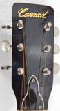 VNTG Conrad Brand 40173 Model Wooden Acoustic Guitar w/ Soft Gig Bag image number 4