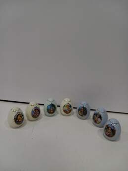 7 M.J. Hummel Porcelain Egg Collections Bundle
