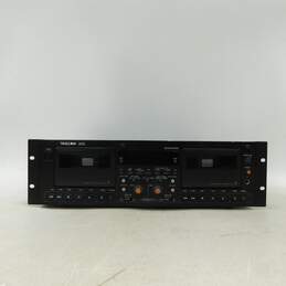 Tascam Brand 302 Model Rack Mount Double Cassette Deck w/ Attached Power Cable