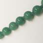 Sterling Silver Knotted Aventurine Beaded Necklace 63.2g image number 2