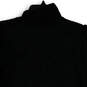 Womens Black Turtleneck Long Sleeve Stretch Pullover T-Shirt Size Medium image number 4