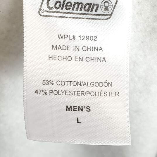 Coleman Men Grey Pullover Hoodie L NWT image number 4