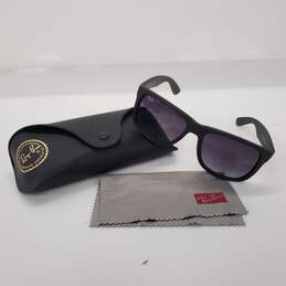 Ray-Ban RB4165 Justin Classic Matte Black Square Sunglasses